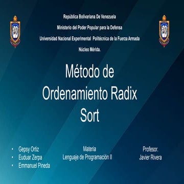 Metodo radix