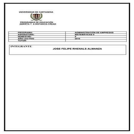 Metodo de integración POR PARTES.