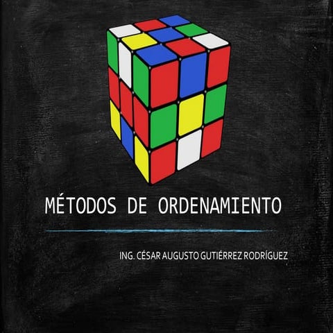 Metodos de ordenamiento