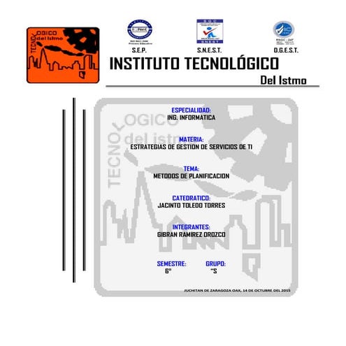 Metodos de planificacion