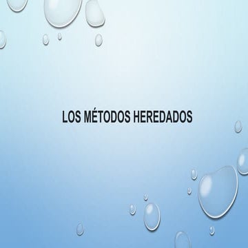 METODOS HEREDADOS EN LA PROGRAMACION .pptx