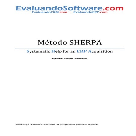 Metodo sherpa | PDF