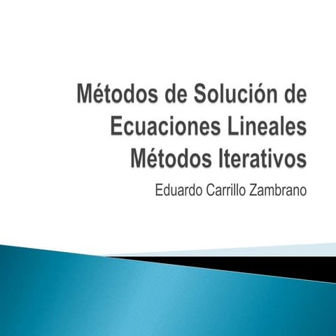 Metodos iterativos
