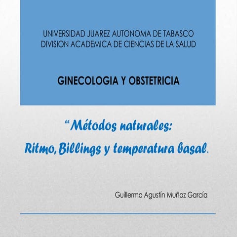 Método del calendario (ritmo) | DOC