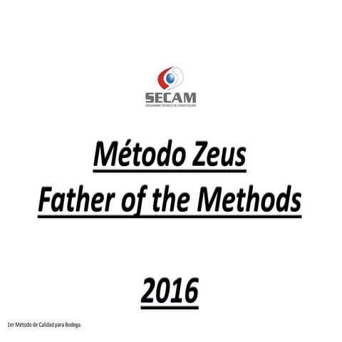Metodo zeus Father of the Methods | PDF