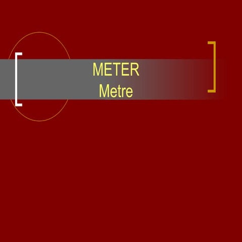Metre
