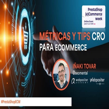 Metricas y Tips CRO para Ecommerce