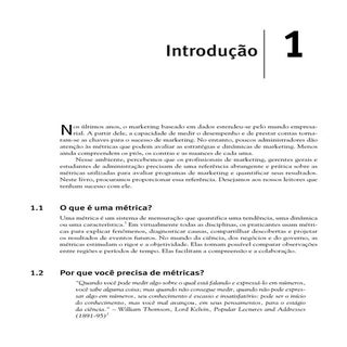 Metricas de Marketing  - Capitulo 1...