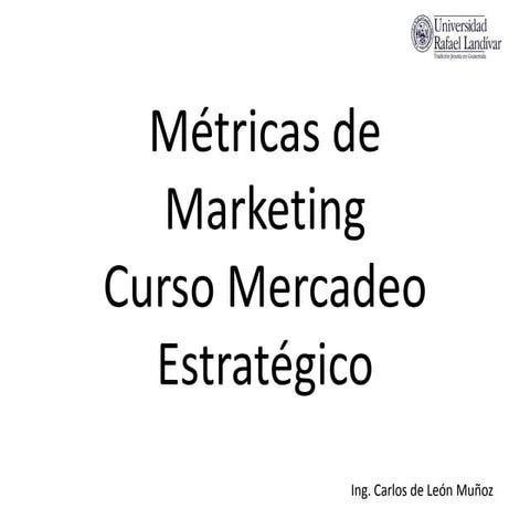 Metricas de marketing