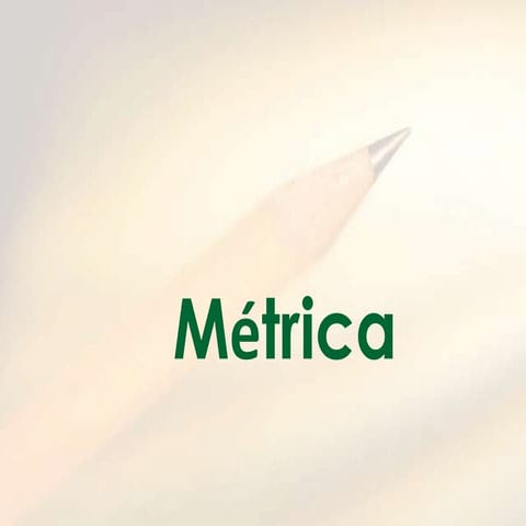 Metrica y rima