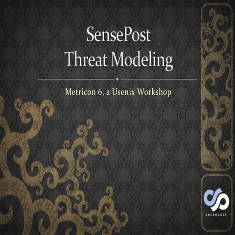 SensePost Threat Modelling