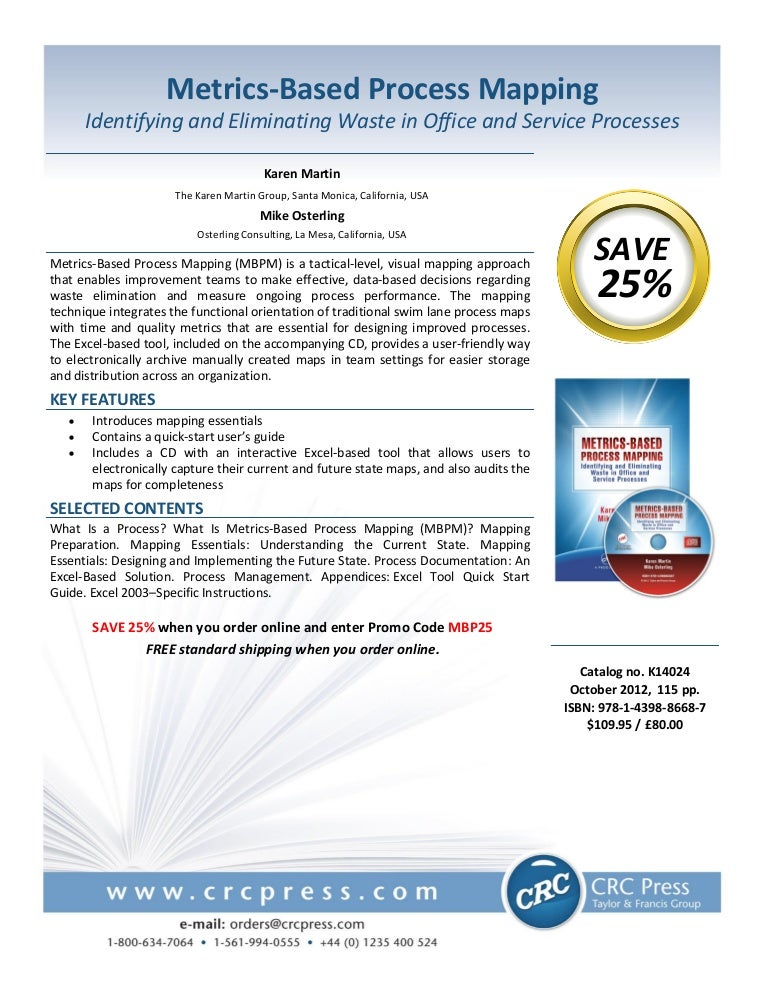 Metrics Based Process Mapping Discount Code