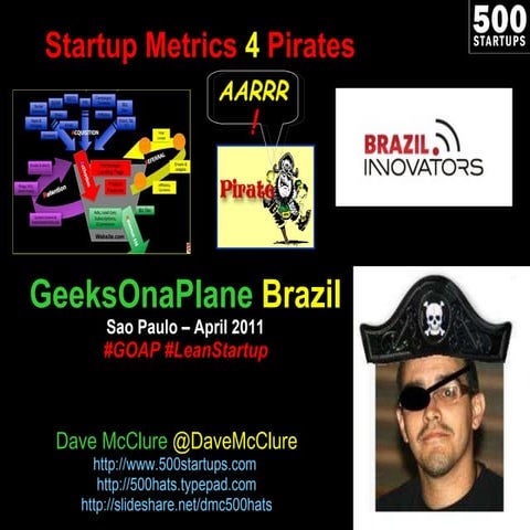Startup Metrics 4 Pirates (Brazil, April 2011)