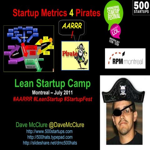 Startup Metrics 4 Pirates (July 2011)
