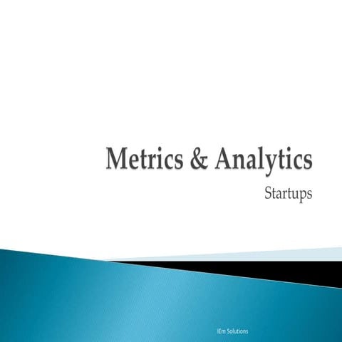 Metrics & analytics