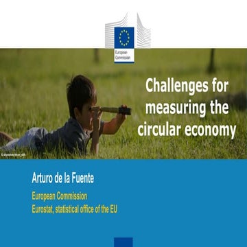 Arturo de la Fuente WCEF2019: Challenges for measuring the circular economy