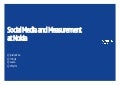 Social Media and Measurement at Nokia