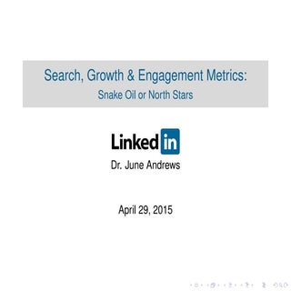 Growth, Engagement & Search Metrics...