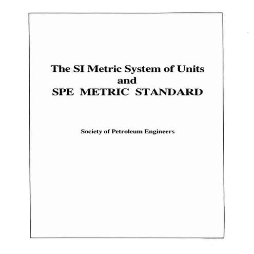 Metric standard (unit convesions)