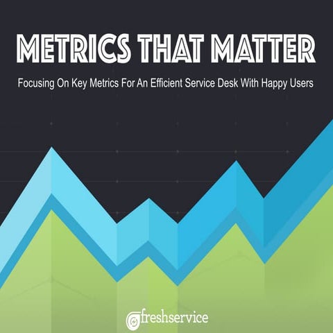 Metrics that Matter: Focusing on key metrics for an efficient service desk an...