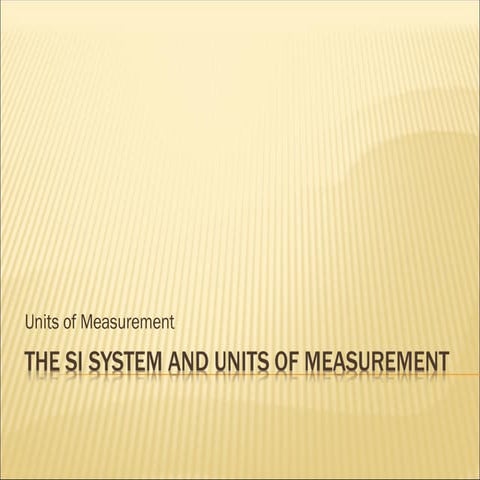 Measurement | PPTX