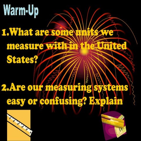 Metric system conversions 2010