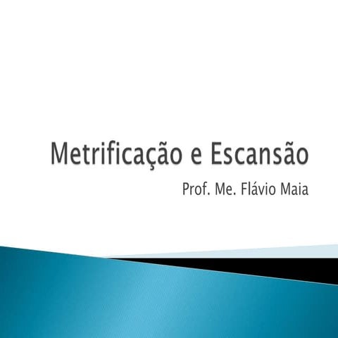 Metrificação e escansão | PPSX