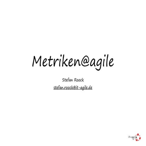 Metriken@agile