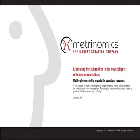 Metrinomics Global Consumer Survey 2010 - Mobile Market