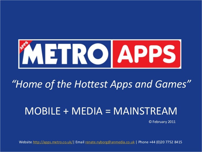 Introducing Metro Apps