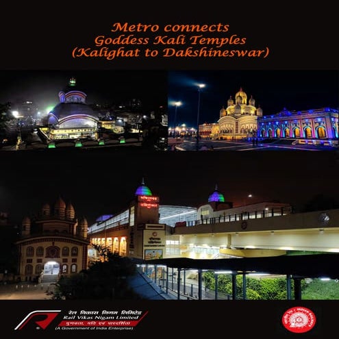 Metro Connecting Goddess Kali Temples Kolkata- Dakshineshwar Metro