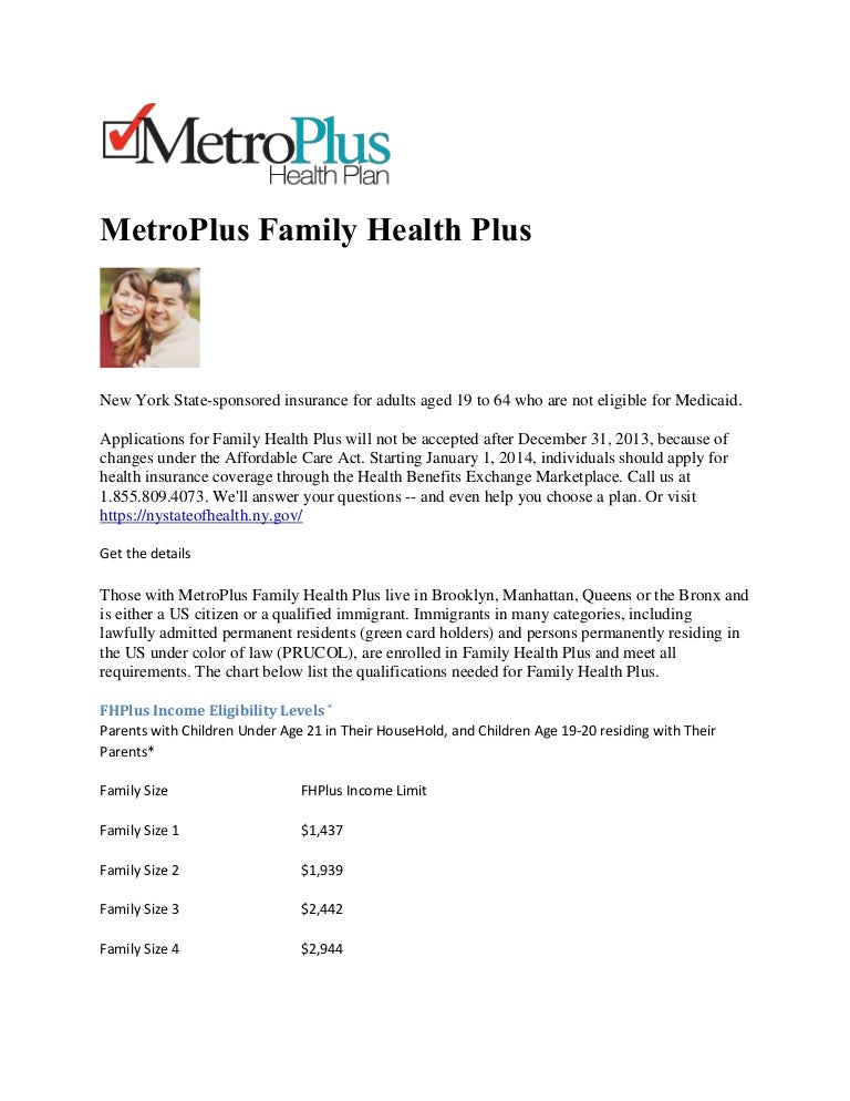 MetroPlus Family Health Plus
