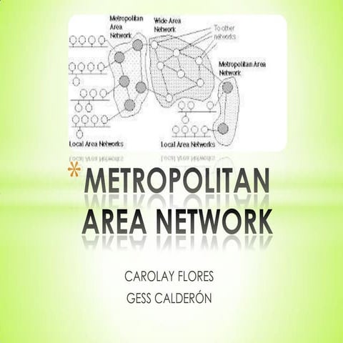 Metropolitan Area Network (MAN) | PPTX