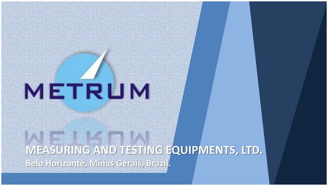 Metrum Equipamentos de Medição & Testes | PPSX