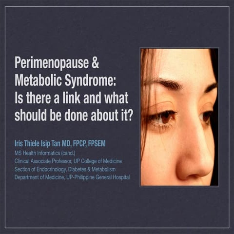Metabolic Syndrome and Perimenopause
