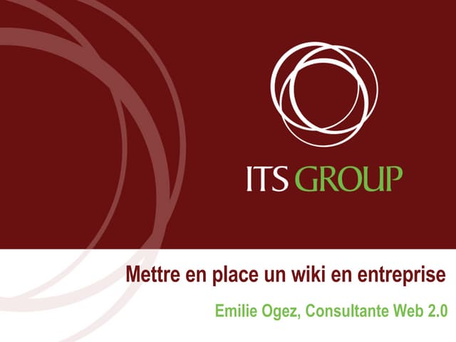 Mettre en place un wiki en entreprise