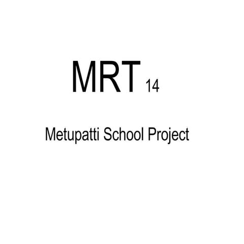 Metupatti School Project
