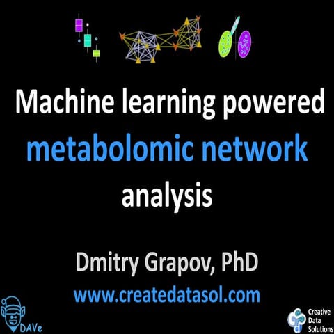 Machine Learning Powered Metabolomic Network Analysis