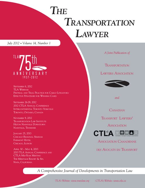Metz July 2012 Trans Lawyer Article...