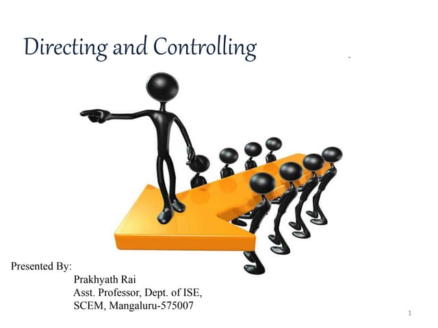Directing and Controlling