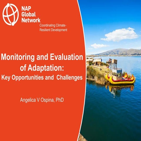 Monitoring and Evaluation of Adaptation: Key Opportunities and Challenges