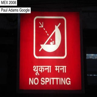 No Spitting - Designing User Experi...