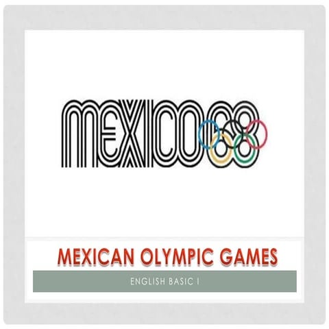 Mexican olympics