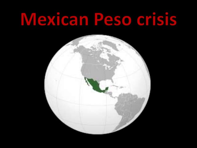 Mexican peso crisis