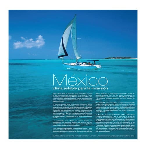 Mercedes Lopez Caparros en Especial Mexico para Expansion y Cinco dias