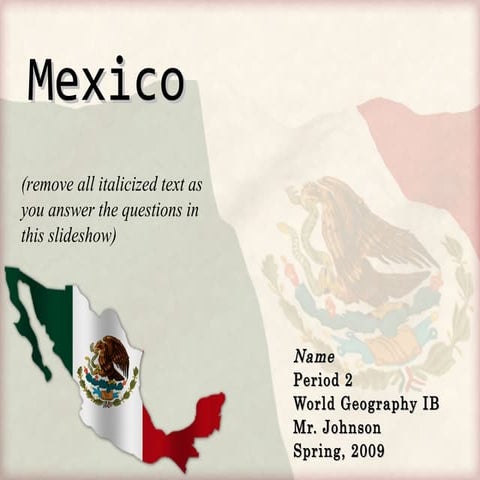 Mexico Template T 2
