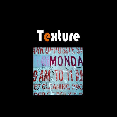 Texture in Photography