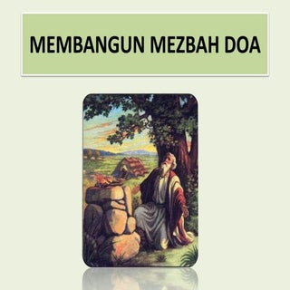 Membangun Mezbah Doa