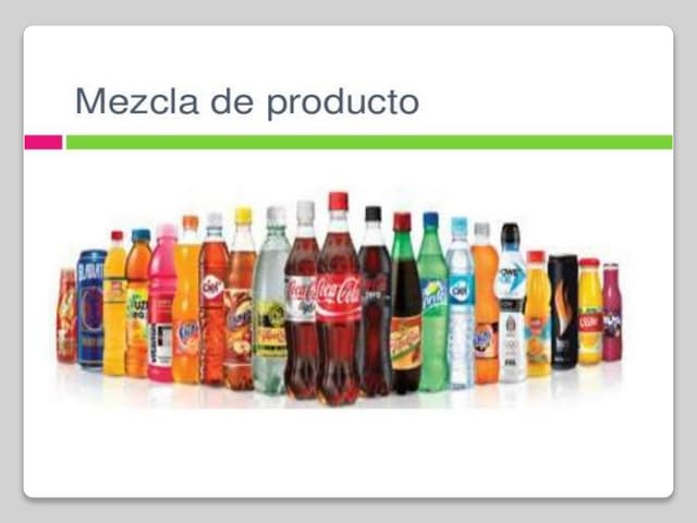 Tema 1.2 línea y mezcla de prodcutos