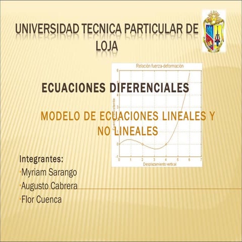 Modelos Lineales y No Lineales